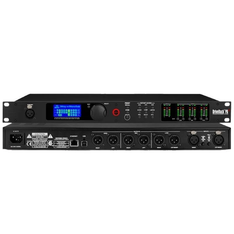 Audio Music Software - PA2 DriverRack Processador de áudio digital
