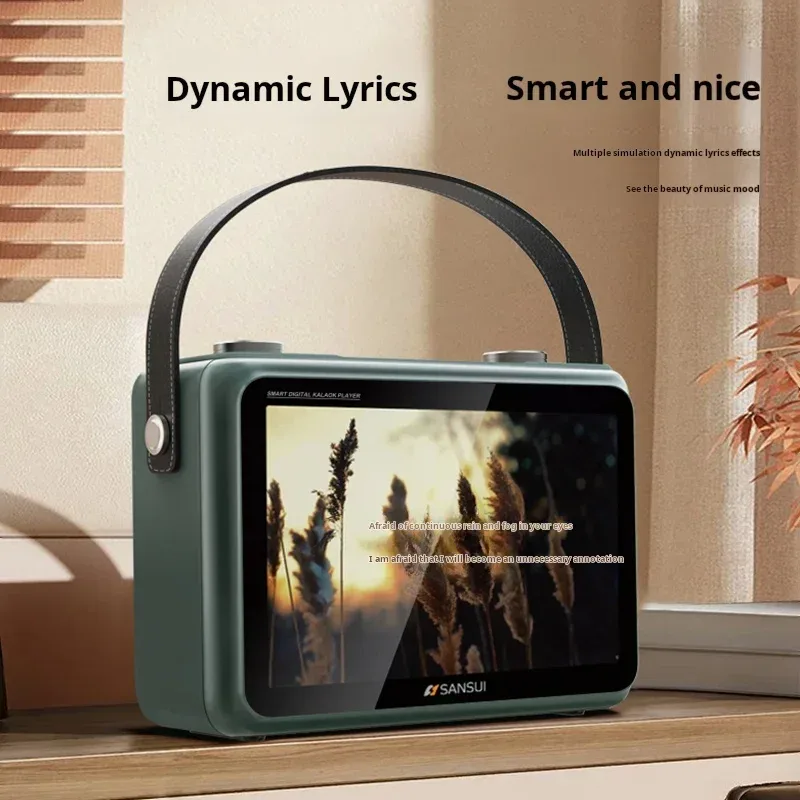 Audio Music Lyrics - Sansui k115 vídeo karaokê bluetooth alto-falante