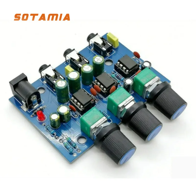 Audio Music Mixer - SOTAMIA Amplificador Mixer de Áudio de