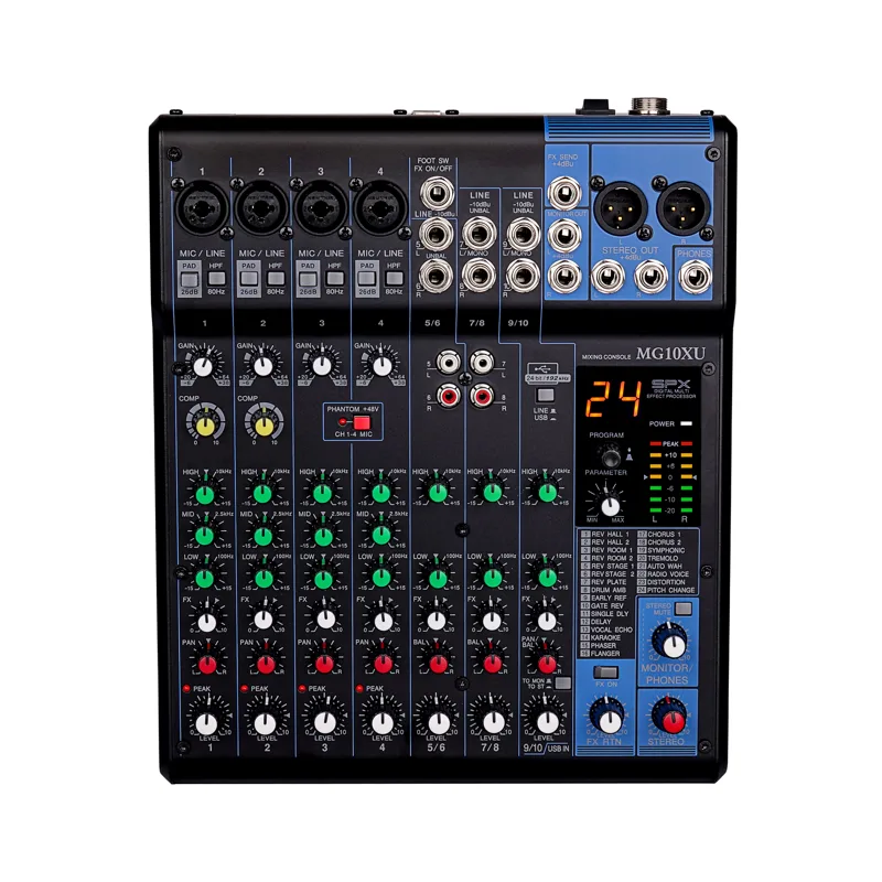 Audio Music Mixer - Mixer de Áudio Profissional de 10