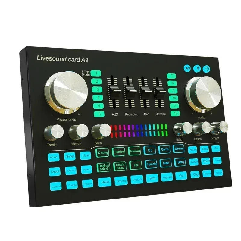Audio Music Mixer - A2 placa de som ao vivo