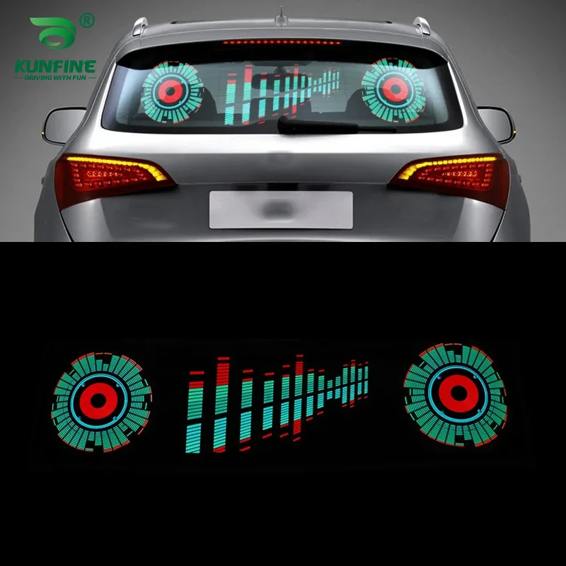Audio Music Mixer - Pára-brisa do carro led equalizador ativado