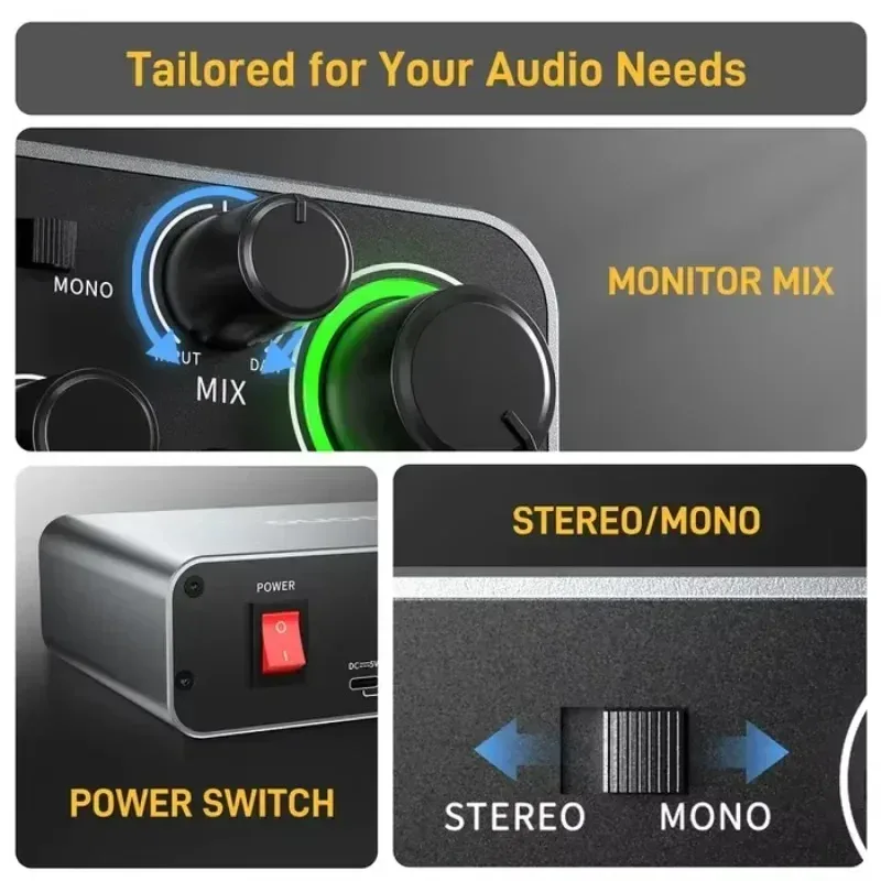 Audio Music Software - Interfaces de áudio profissionais MAONO PS22