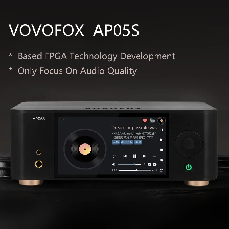 Audio Music Mp3 Free - VOVOFOX-HiFi AP05S Reprodutor de Música Sem