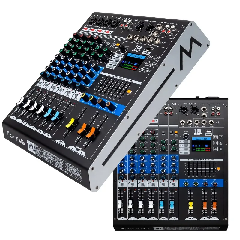 Audio Music Mixer - Mixer de Áudio GAX-HLM80 Verde com