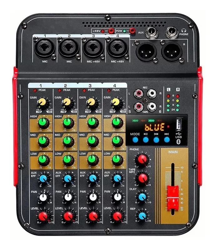 Mixer de áudio com Bluetooth e - Audio Music Mixer avaliação e preço