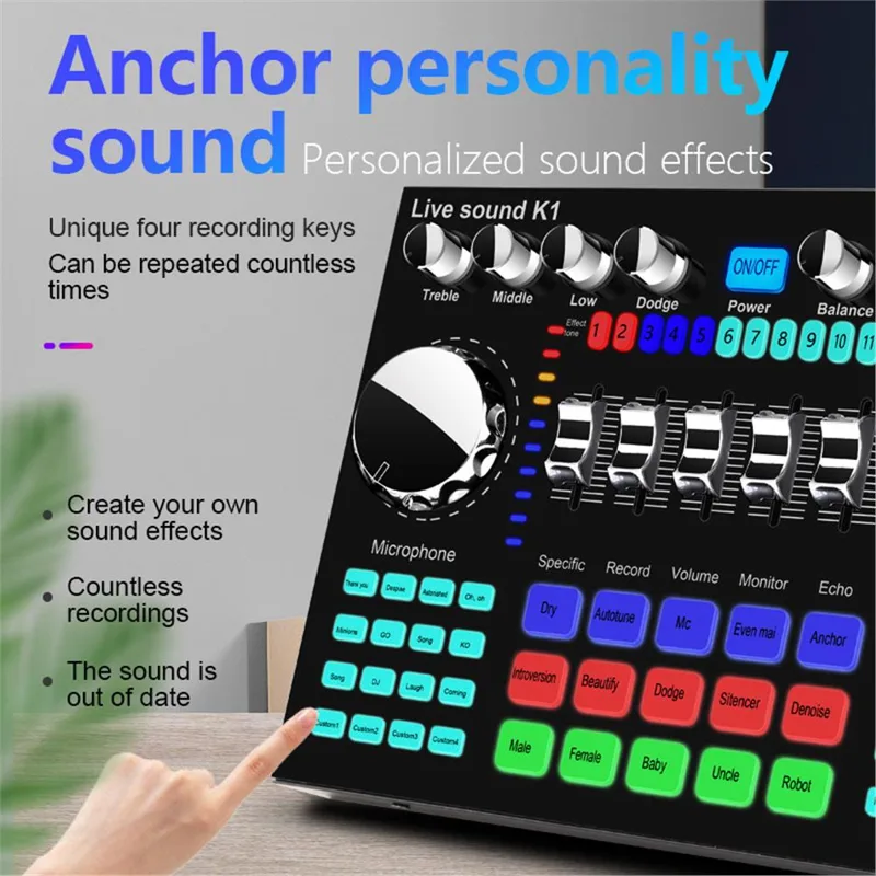 Placa de Som Portátil para Tra - Audio Music Mixer avaliação e preço