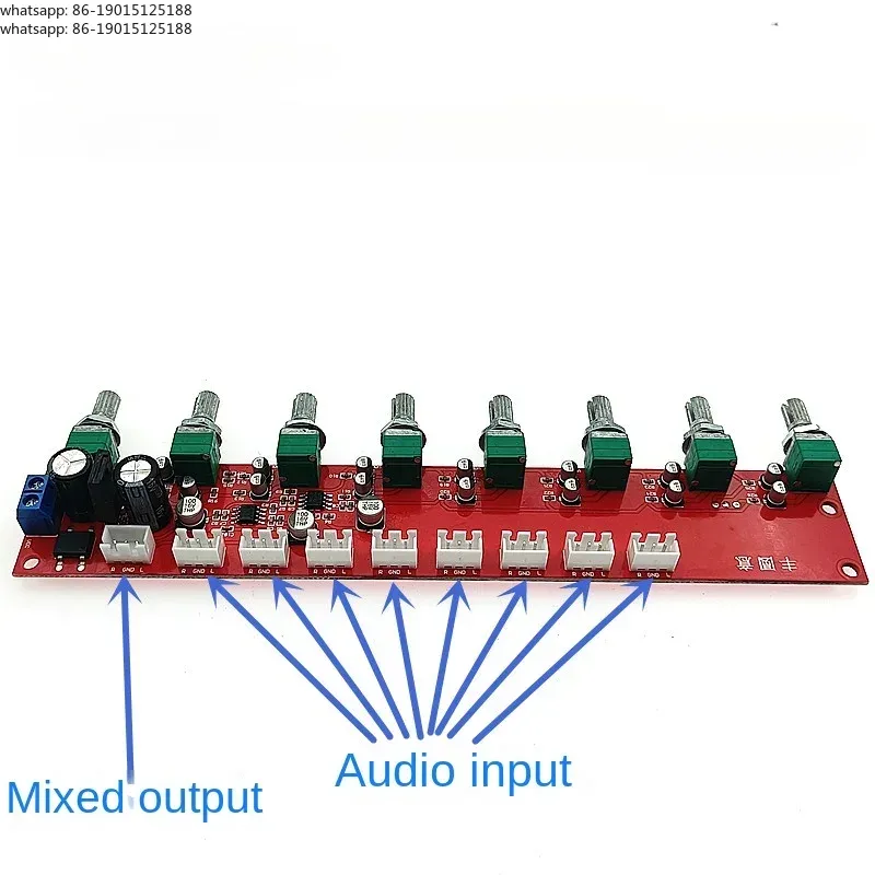 Placa de Áudio NE5532 de 8 Can - Audio Music Mixer avaliação e preço