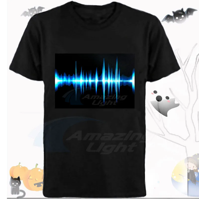 Equalizador el camiseta de led - Audio Music Mixer avaliação e preço