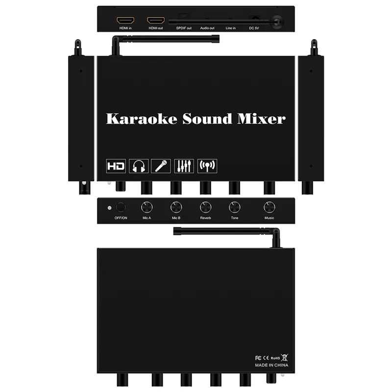 Mixer de áudio controlador mix - Audio Music Mixer avaliação e preço