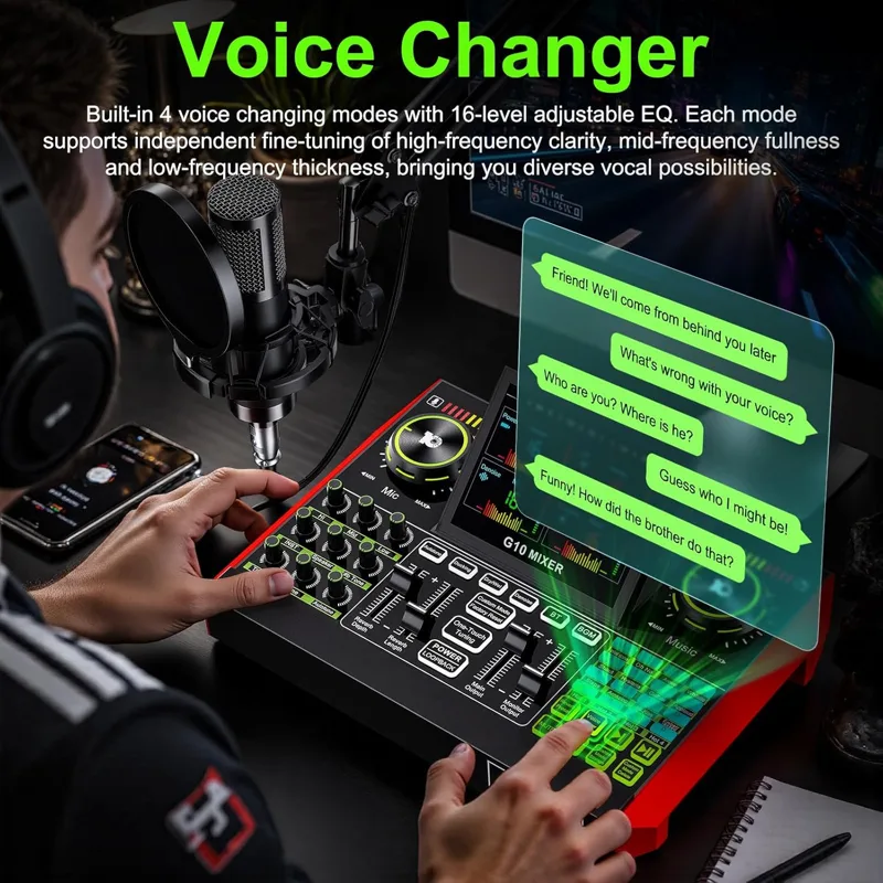 Interface de Áudio para Stream - Audio Music Mixer avaliação e preço