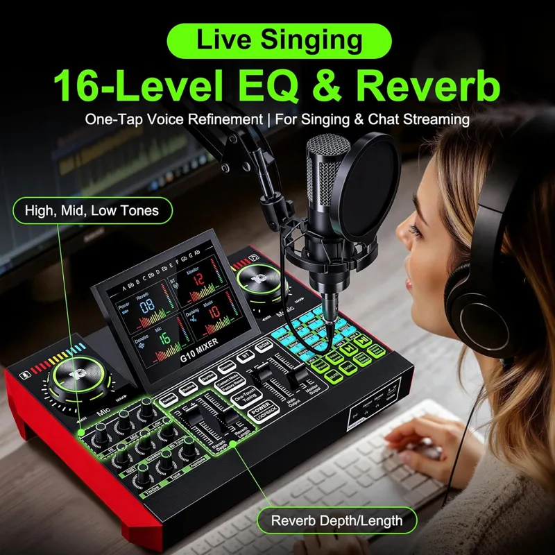Interface de Áudio para Stream - Audio Music Mixer avaliação e preço