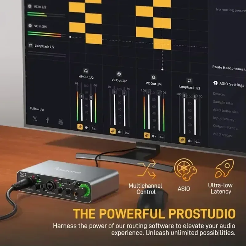 Interfaces de áudio profission - Audio Music Software avaliação e preço