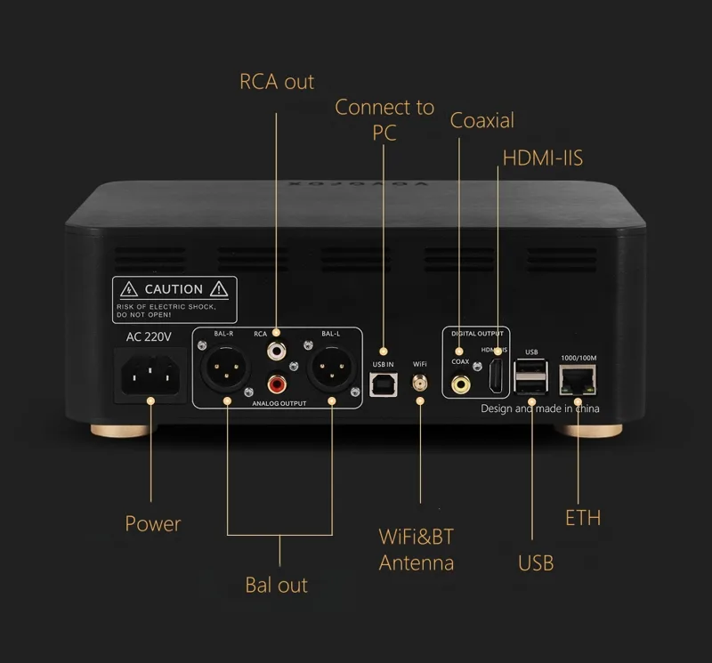 VOVOFOX-HiFi AP05S Reprodutor  - Audio Music Mp3 Free avaliação e preço
