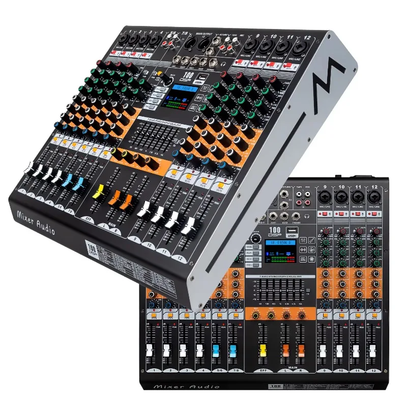 Mixer de Áudio GAX-HLM80 Verde - Audio Music Mixer avaliação e preço