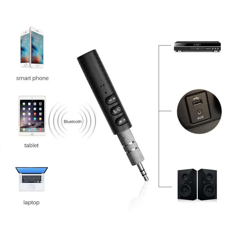 Receptor Aux sem fio Bluetooth - Audio Music Mp3 Free avaliação e preço